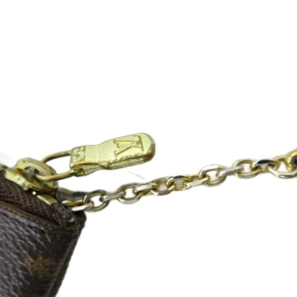 Louis Vuitton Purse Card Case Key Coin Cl Pochette Monogram Brown